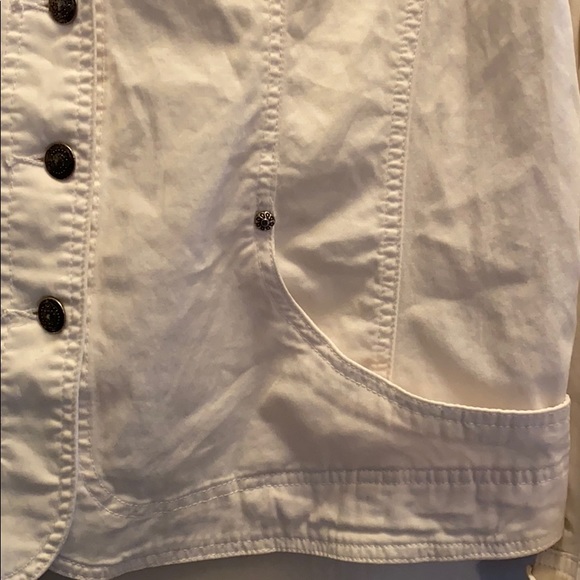 White Jean Jacket - Picture 5 of 5